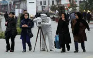 مجسمه های پیاده راه فرهنگی رشت‎
