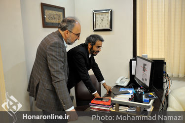 بازدید محمدحسین اسماعیلی مدیرکل دفتر برنامه ریزی و آموزش های هنری از هنرآنلاین