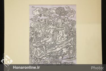 مراسم افتتاحیه نمایشگاه مروری بر آثار و زندگی علی اکبر صادقی در موزه هنرهاي معاصر