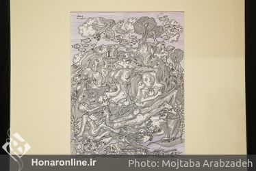 مراسم افتتاحیه نمایشگاه مروری بر آثار و زندگی علی اکبر صادقی در موزه هنرهاي معاصر