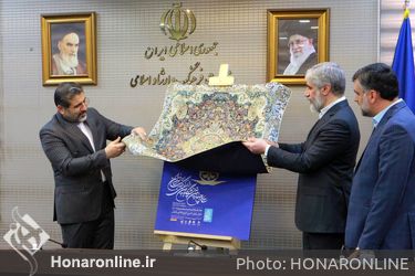 رونمایی از پوستر نمایشگاه بین‌المللی کتاب تهران با حضور وزیر فرهنگ