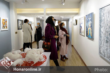 نمایشگاه گروهی نقاشی در نگارخانه بهارک