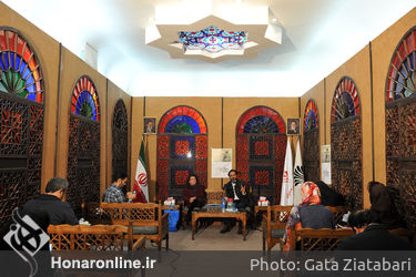 نشست خبری نمایشگاه "مداد عباس" در موسسه توسعه هنرهای معاصر