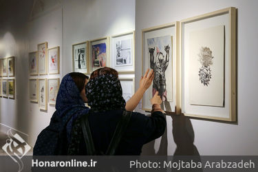نمایشگاه آثار بیژن صفاری با همکاری هنرمندان معاصر در  گالری وی