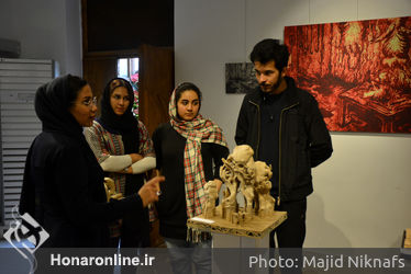نمایشگاه آثار علی رحیمی در گالری دانشگاه هنر