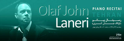 Italian pianist Olaf John Laneri to perform in Tehran