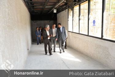 بازدید معاون امور هنری از روند بهسازی موزه هنرهای معاصر تهران
