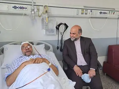  عیادت مدیرعامل صندوق اعتباری هنر از محمد فیلی