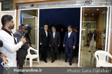 بازدید سید محمدمجتبی حسینی از نمایشگاه هشتمین جشنواره بین‌المللی مد و لباس فجر در چابهار