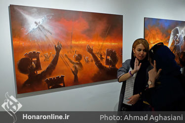 نمایشگاه نقاشی الیکا کشاورز در گالری نگر