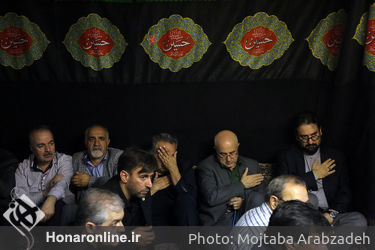 مراسم گرامى‌داشت هفتمین شب شهادت امام حسین (ع) در موسسه توسعه هنرهای معاصر3