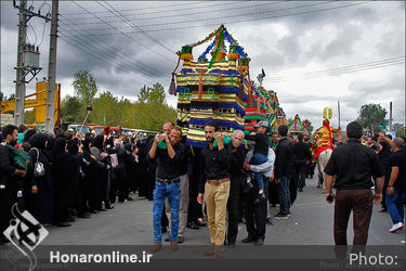 مراسم تعزیه سنتی شهرستان ضیابر استان گیلان