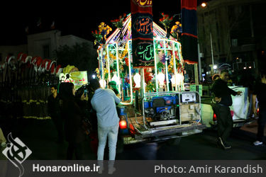 مراسم عزاداری شب تاسوعای حسینی در شیراز