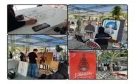 کارگاه نقاشی «هنر عاشورایی» در پهنه رودکی برپا شد