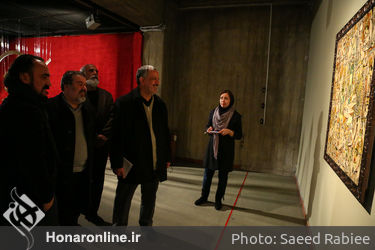 بازدید احمد مسجدجامعی از نهمین جشنواره هنرهای تجسمی فجر‎