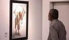 نمایشگاه «نقاش سرزمین زخمی» افتتاح شد؛