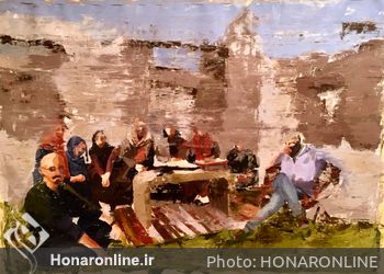 نمایشگاه آثار ماندانا کسرایی و پریسا شیرزادی در گالری آس
