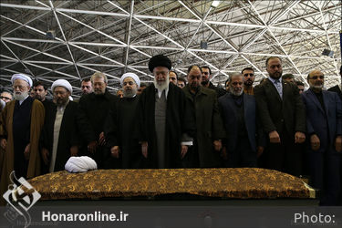 مراسم تشییع پیکر آیت الله هاشمی رفسنجانی  در دانشگاه تهران