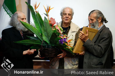 بزرگداشت منوچهر معتبر در هنرستان هنرهای زیبای تهران