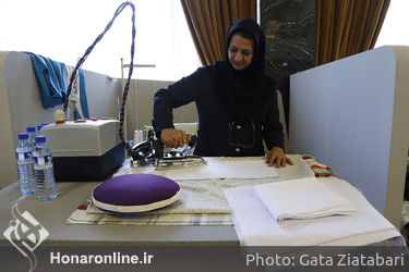 برپایی مسابقه زنده طراحی لباس اجتماع بانوان در تالار وحدت