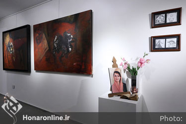 نمایشگاه نقاشی های شیوا عینی در گالری مژده