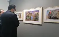 حسینی از دو نمایشگاه نقاشی دیدن کرد