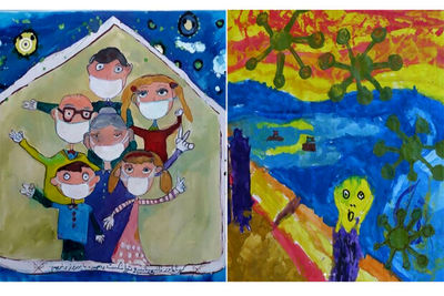 Golestan Gallery announces winners of children’s corona painting competition 