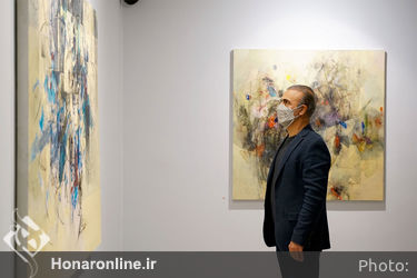 نمایشگاه نقاشی های «عبدالحمید پازکی» با عنوان «لایه های پنهان» در گالری ساربان