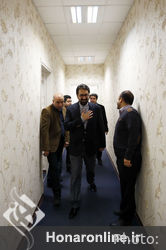 بازدید سید محمد مجتبی حسینی از تمرینات ارکستر سمفونیک تهران