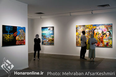 نمایشگاه انفرادی نقاشی‌های مسعود کیمیایی در گالری آریانا