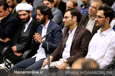 دیدار جمعی از شاعران و اهالی فرهنگ و ادب با رهبر معظم انقلاب