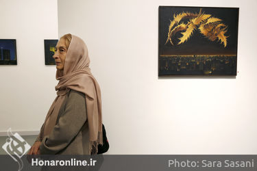 افتتاحیه‌ی نمایشگاه نقاشی‌های ثمیلا امیرابراهیمی در گالری هور