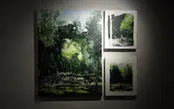 Majid Faal Painting on Display