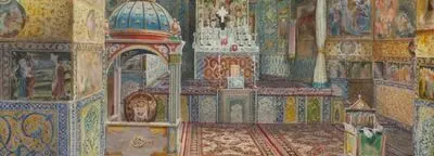 Works of Iranian-Armenian watercolor painters on display