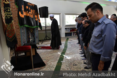 مراسم عزاداری اباعبدالله الحسین (ع) در معاونت امور هنری وزارت ارشاد