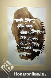 نمایشگاه آثار احسان‌اله زرگری‌پور در گالری آ