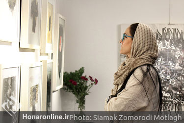 نمایشگاه نقاشی خط محسن کرمی در گالری مژده