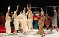 Lions of Khan Baba Saltaneh on stage at Shahrzad Hall