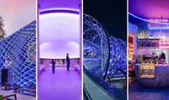 سازه‌هایی که با رنگ سال ۲۰۲۲ طراحی شدند | تاثیر سایه‌های آبی و لاوندر