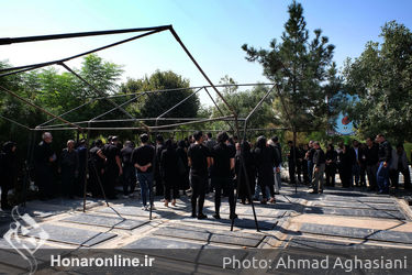 مراسم تشییع پیکر مهدی آرین‌نژاد دوبلور پیشکسوت 