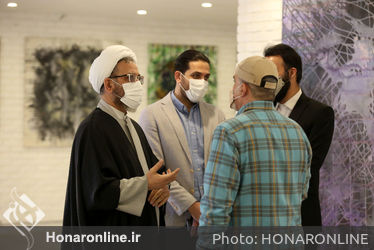 نمایشگاه نقاشی های سعید محجوبی در خانه کتاب پیدایش