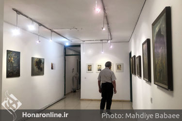نمایشگاه نقاشی ابراهیم اکبری‌گرز در گالری هفت ثمر