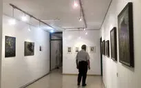 نمایشگاه نقاشی ابراهیم اکبری‌گرز در گالری هفت ثمر