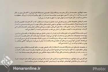 نمایشگاه آثار سعید شهلاپور در گالری ایرانشهر
