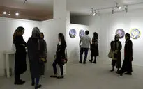 نمایش نقاشی های مهتاب مولوی در گالری مهروا
