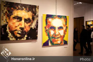 افتتاحیه نمایشگاه پرتره 100 چهره ورزشی ایران در کاخ سعدآباد