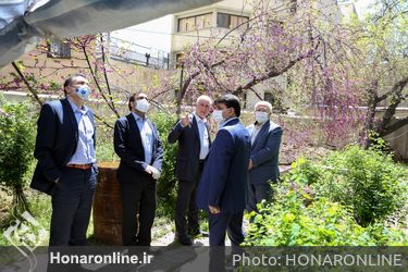 مراسم رونمایی از سردیس "سیمین دانشور" در خانه موزه سیمین و جلال