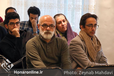 شکان زهرایی پنجمین روز نشست "هفته هنر تیر " در کافه گودو یاس