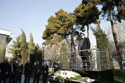 تشییع پیکر عبدالکریم مهرافشان آهنگساز پیشکسوت از تالار وحدت