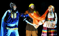 اجرای نمایش محیطی «شاه بهرام و کنیزک هنرآفرین» در پهنه رودکی 